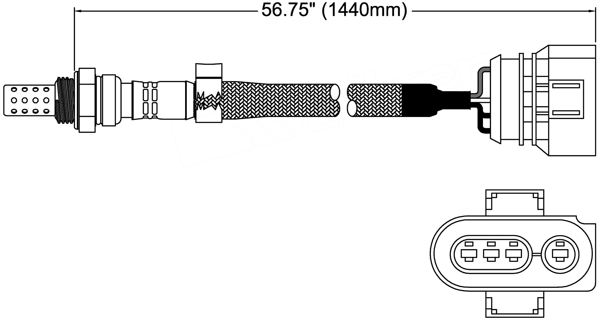 ACDelco Professional 213-3090 Heated Oxygen Sensor - Replacement O2 Sensor for GM Vehicles - Compatible with Chevy, GMC, Buick & Cadillac - Improves Fuel Efficiency & Engine Performance - Perfect for Daily Commuting & Highway Driving