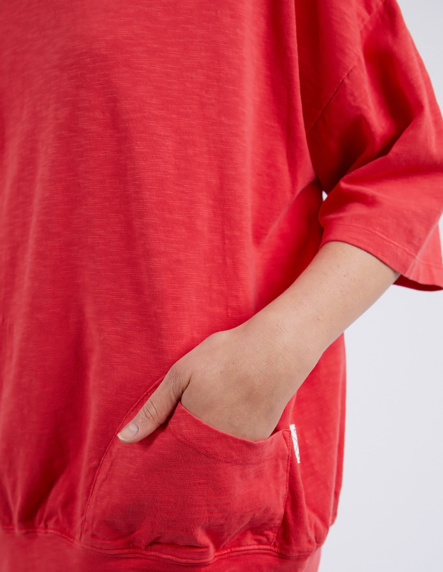 Elm Mazie Women's Sweatshirt - Bittersweet Red Pullover Hoodie for Casual Wear, Loungewear & Outdoor Activities
