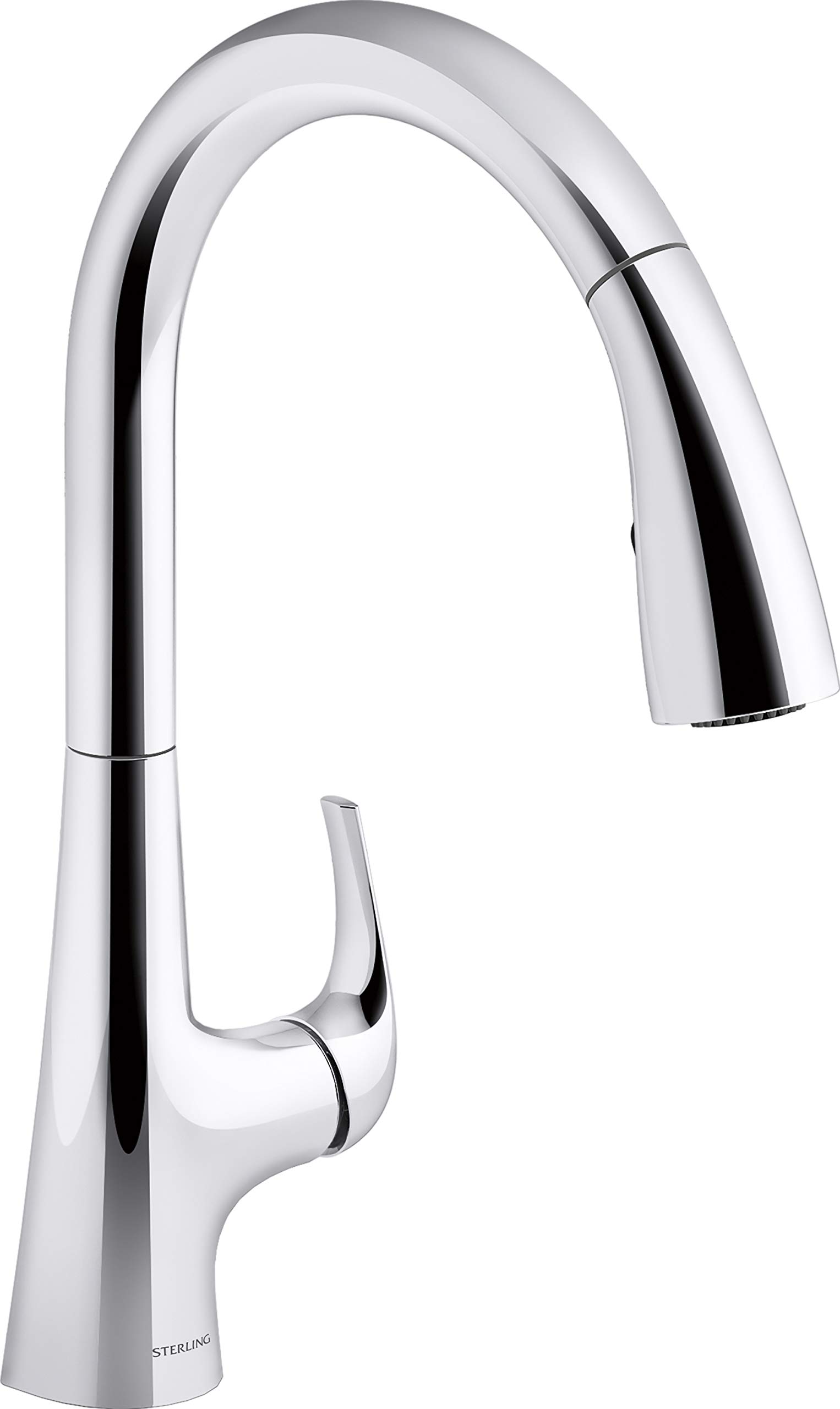 Sterling 24274-CP Medley Pull Down Kitchen Faucet with Two-Function Sprayhead - Polished Chrome Finish for Modern Kitchens | Perfect for Washing Dishes, Filling Pots & Cleaning Sinks