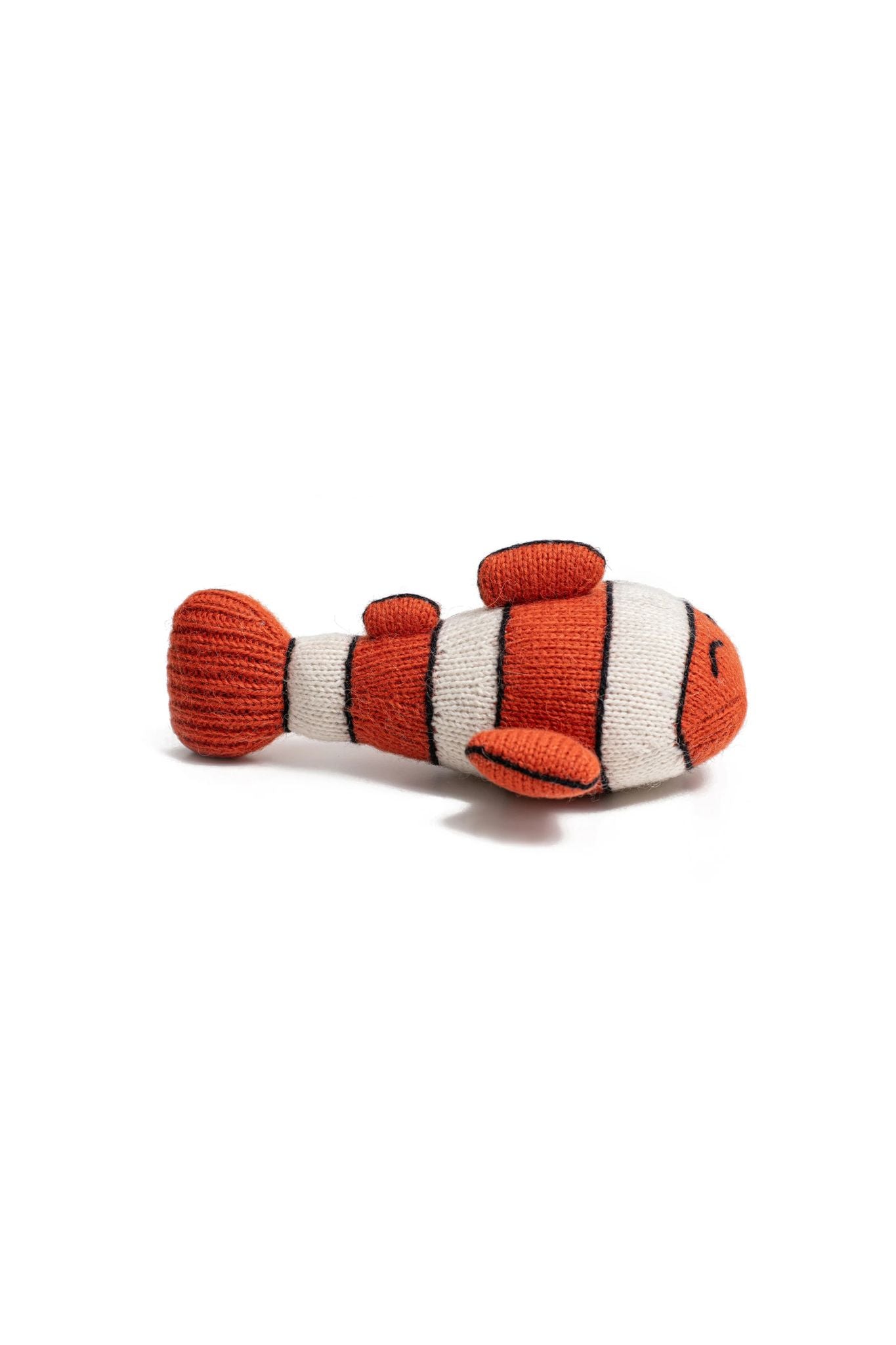 Soft Alpaca Plush Clownfish Stuffed Animal Toy - Cute & Huggable Ocean Friend for Babies & Toddlers 8+ Months - Perfect for Nursery Decor, Baby Shower Gifts & Sensory Play
