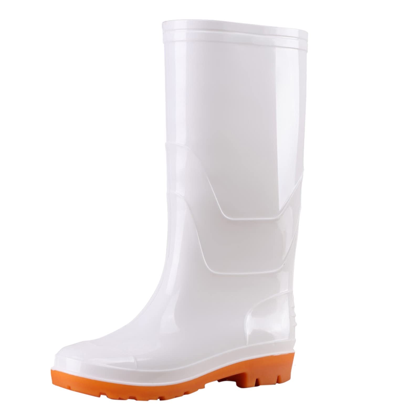 Waterproof Women's Pumpkin Rain Boots - Non-Slip Rubber Rain Shoes for Ladies | Perfect for Gardening, Hiking & Wet Weather Outdoor Activities