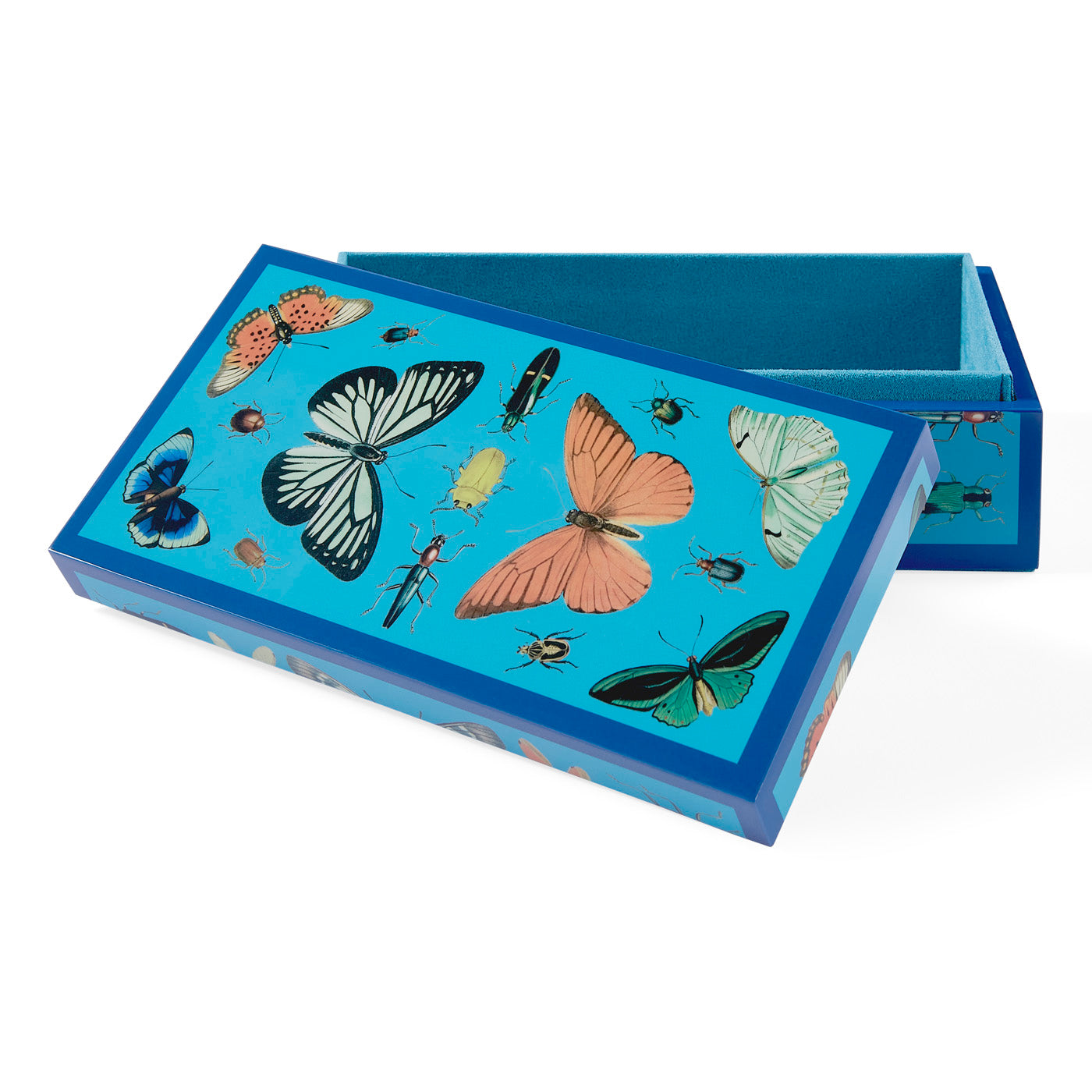 Small Botanist Lacquer Box - Handmade Wooden Jewelry Storage Box with Floral Design | Perfect for Organizing Rings, Earrings & Necklaces at Home or Travel