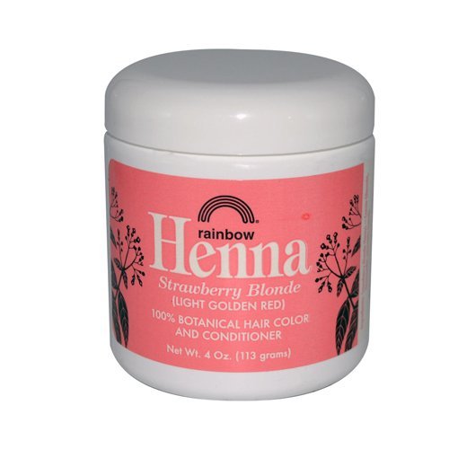 Rainbow Research Henna Hair Color & Conditioner - 100% Natural Persian Strawberry for Vibrant, Long-Lasting Color - 4 Oz (Pack of 1) | Safe for All Hair Types, Perfect for DIY Hair Coloring at Home & Salon Use