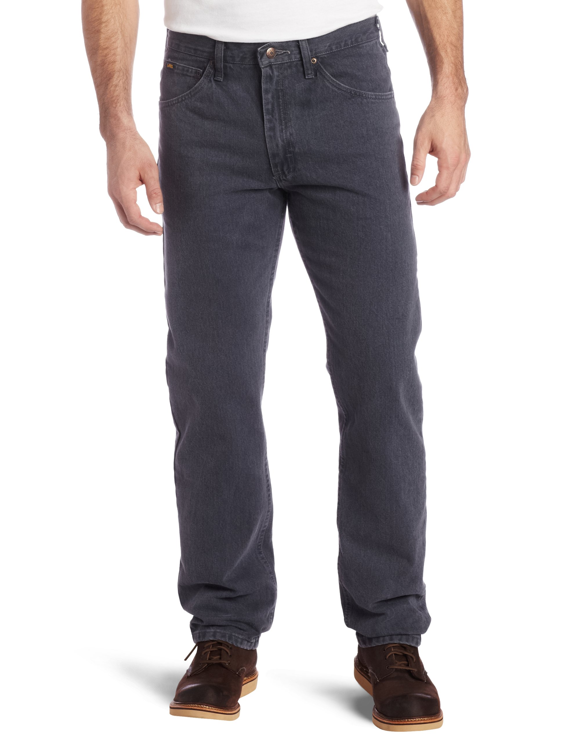 Lee Men's Regular Fit Straight Leg Jeans - Classic Denim Pants for Casual Wear & Everyday Comfort | Perfect for Work, Weekend Outings & Relaxing