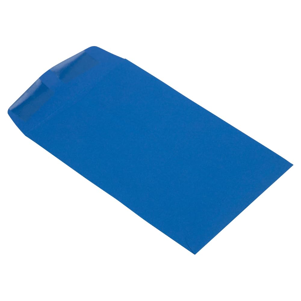 Premium JAM PAPER 6x9 Open End Catalog Envelopes - Presidential Blue - 500/Box Bulk Pack for Business Mailings, Invoices & Marketing Materials