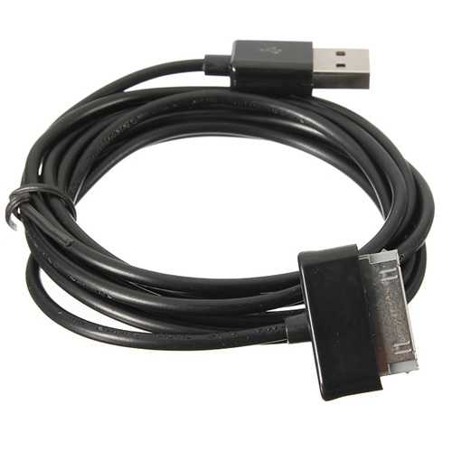 2M Data Sync Charger Cable for Samsung Galaxy Tablet P1000 - Fast Charging & Data Transfer USB Cable for Home, Office & Travel Use