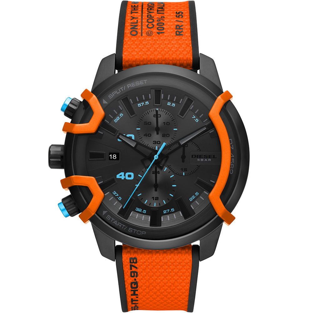 Diesel DZ4562 Griffed Chronograph Men's Watch - Stylish Analog Quartz Timepiece for Casual & Business Wear