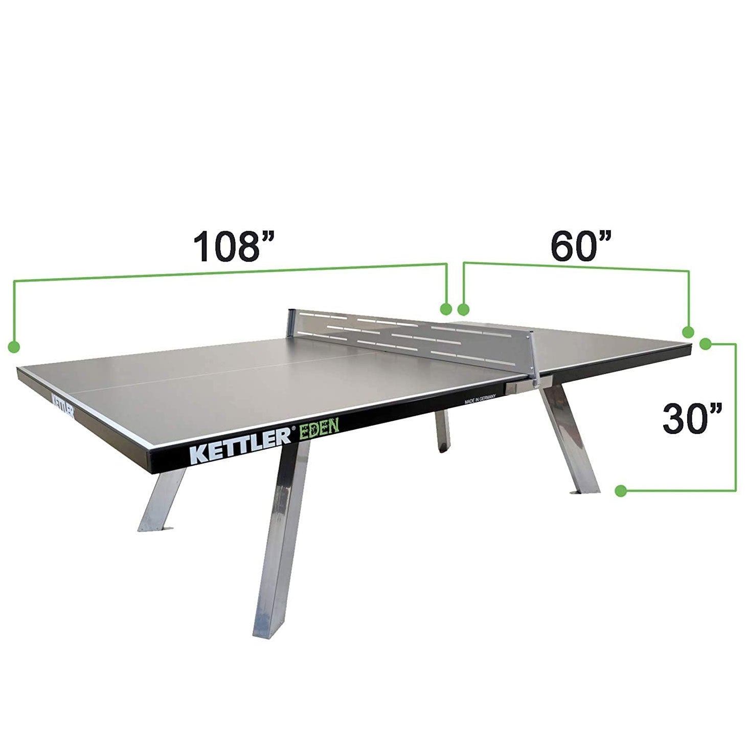 Premium Outdoor Ping Pong Table - Heavy Duty Weatherproof Design for Backyard, Patio & Garden - Perfect for Family Fun & Competitive Play