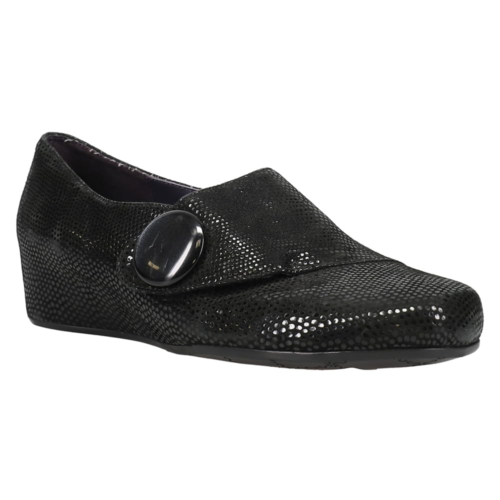 VANELi Women's Maxi Loafers Flats - Comfortable Casual Slip-On Shoes for Women - Black - Perfect for Work, Office, and Everyday Wear