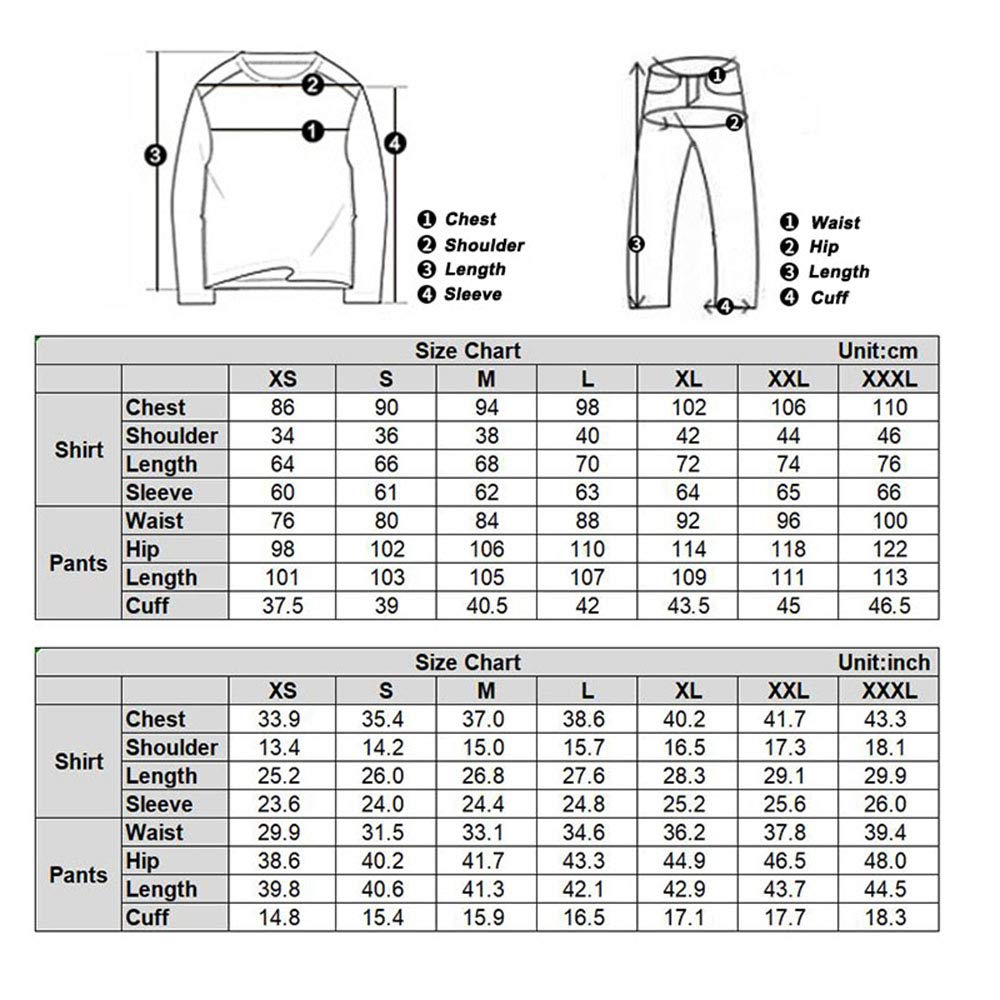 Men's Tactical BDU Set - Camouflage Hunting & Airsoft Combat Uniform - Outdoor Shooting Shirt & Pants for Hunting, Airsoft, Military Training