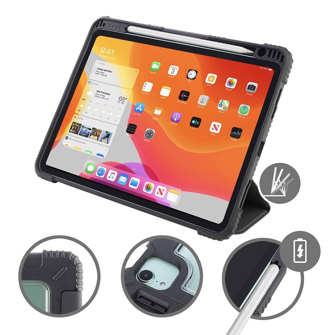 TUCANO EDUCO Rugged Protective Case for 10.9” iPad Air 2020 & 11
