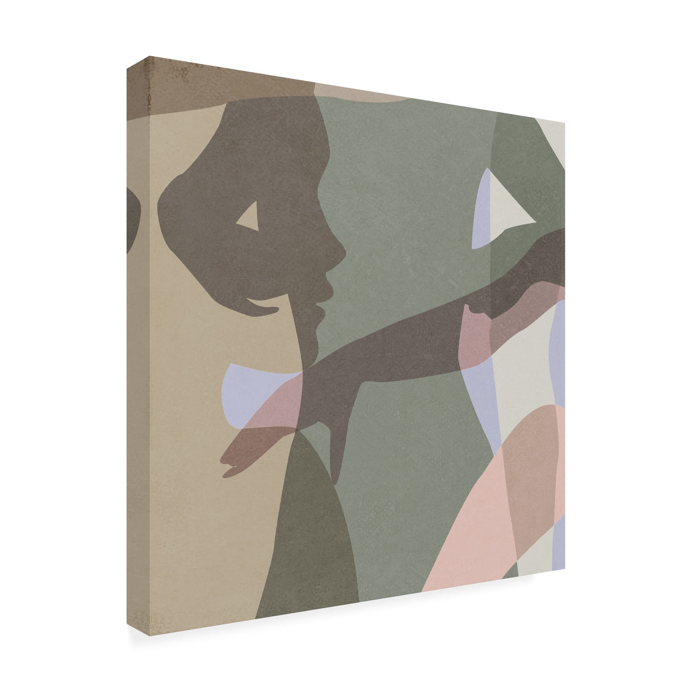 Trademark Fine Art 'Stories In Between III' Canvas Wall Art by Melissa Wang - Modern Abstract Painting for Living Room, Bedroom & Office Decor