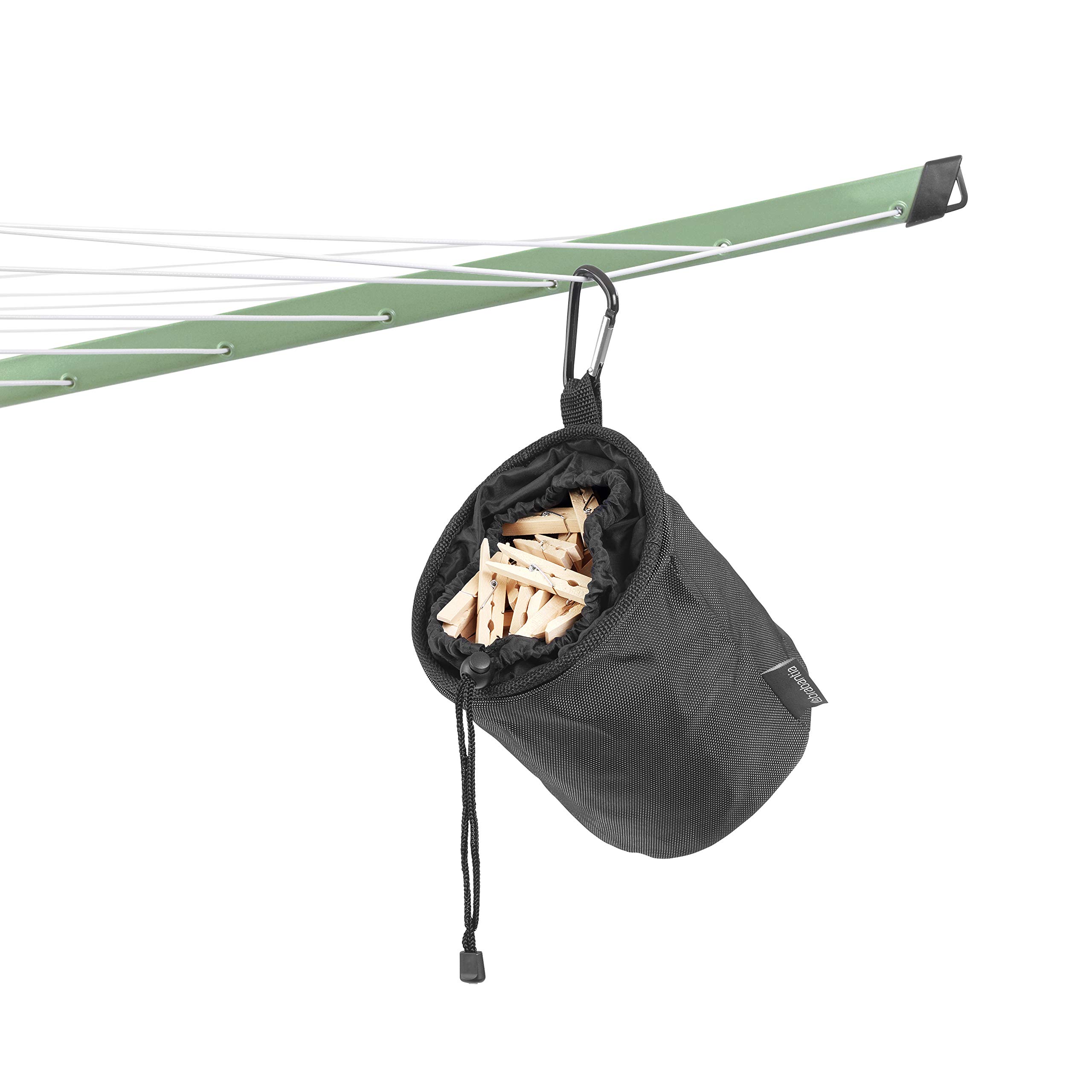 Brabantia Lift-O-Matic Outdoor 4-Arm Rotary Clothesline - 164 ft Drying Space, 1.8