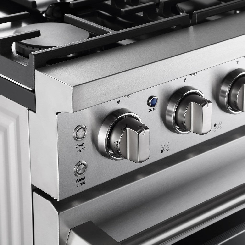 Empava 30 Inch Professional Freestanding Gas Range with 4 Burners - Stainless Steel 30GR10 - Ideal for Home Kitchens & Restaurant Style Cooking