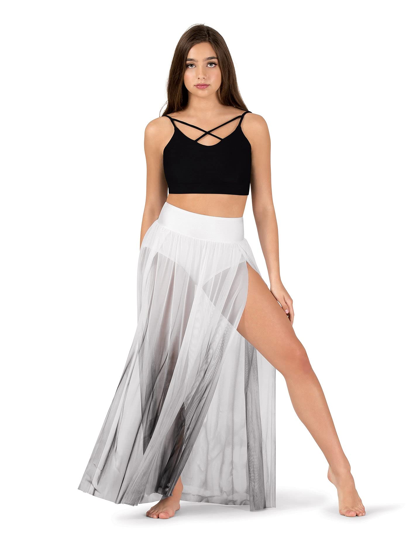 Hand-Painted Watercolor Floral Maxi Skirt for Women - Boho Chic Long Skirt for Beach, Summer, and Casual Wear