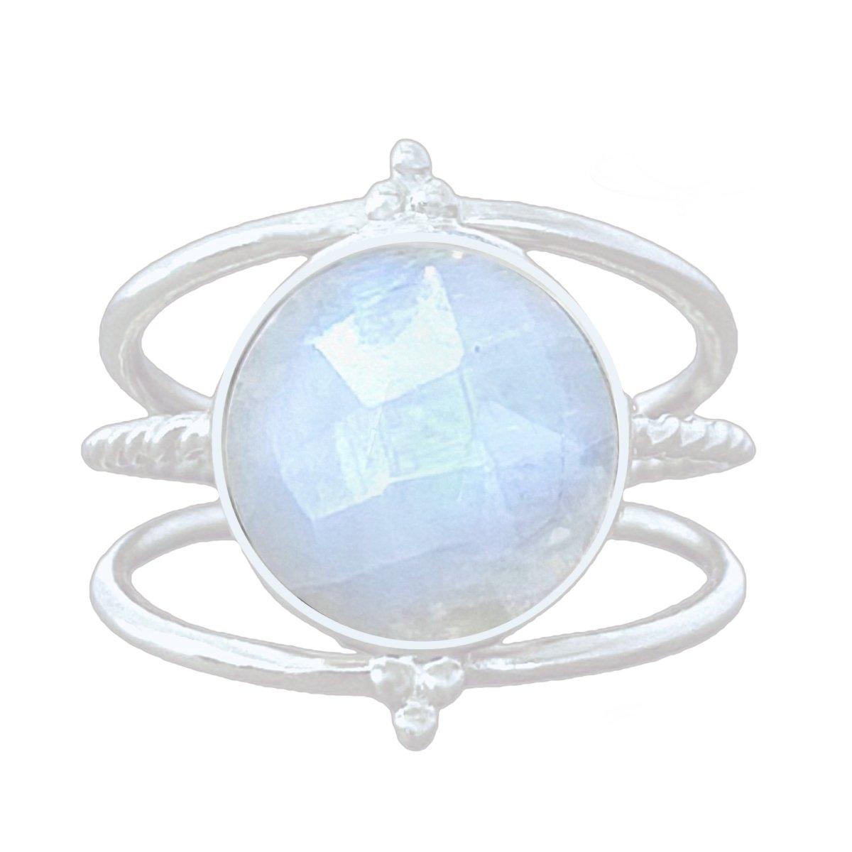 Laihas Free Spirit Moonstone Ring - Elegant Handmade Jewelry for Women, Perfect for Boho Chic & Everyday Wear