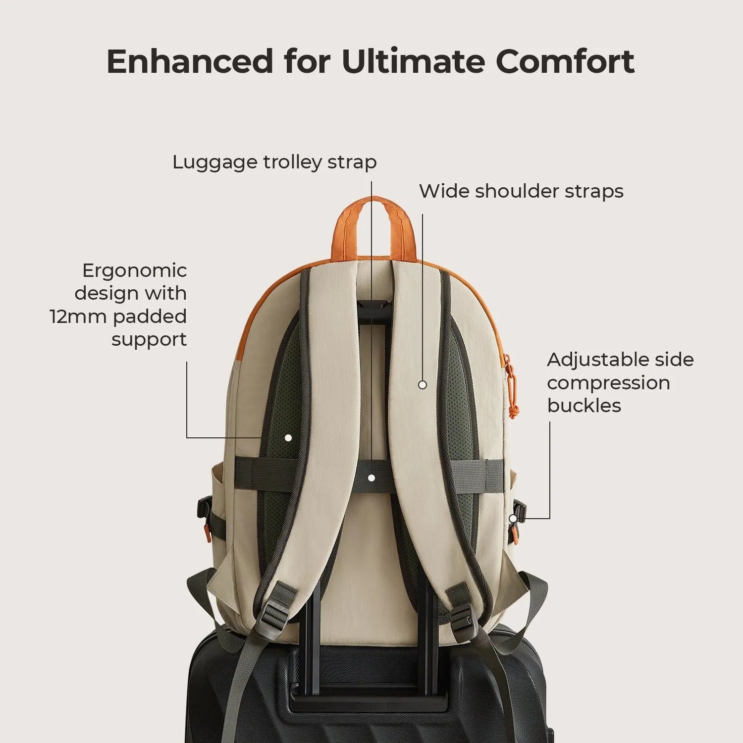 Soar 25L Waterproof Hiking Backpack Set - Lightweight Travel Daypack for Outdoor Adventures, Camping & College Students