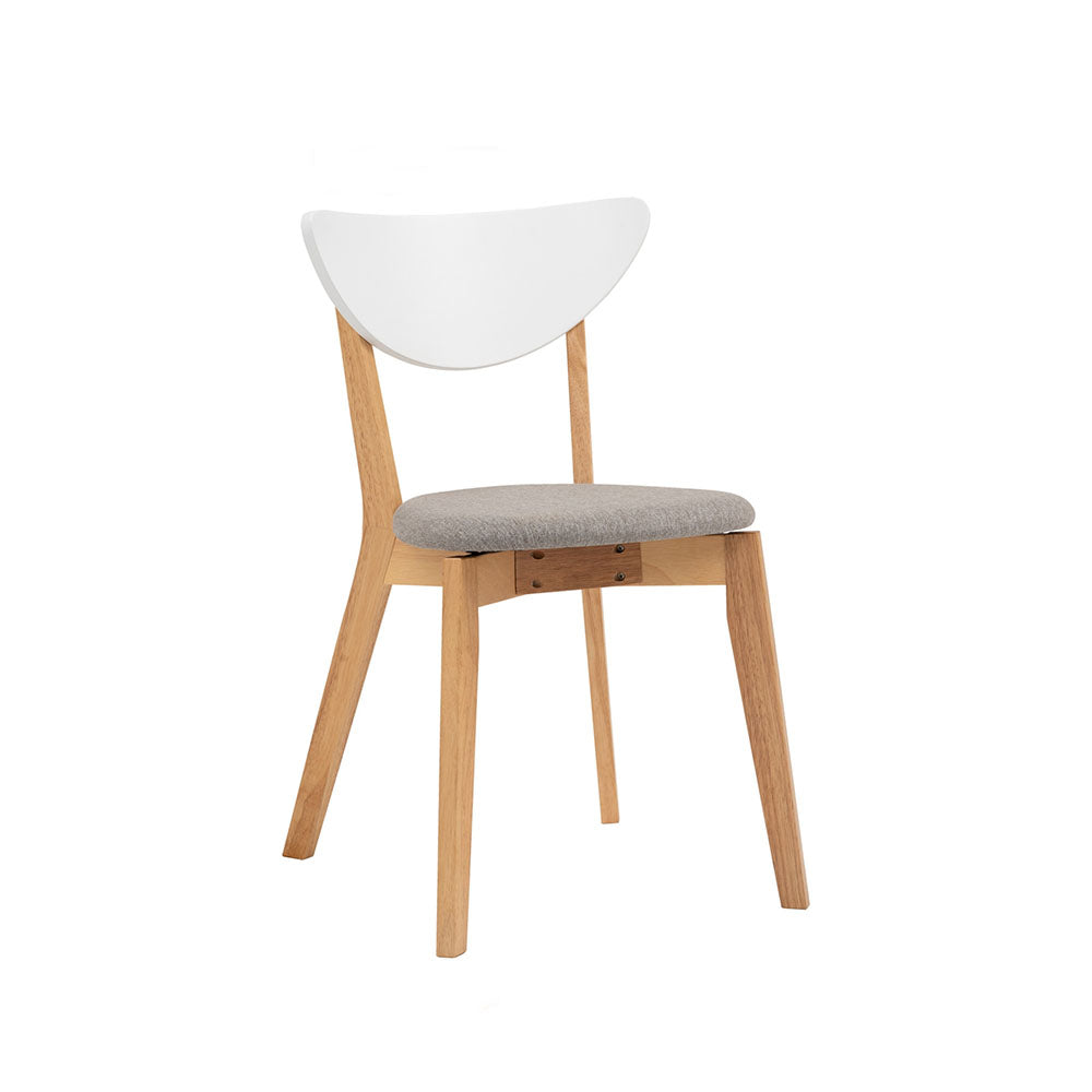Harper Dining Chair - Modern Wooden Dining Room Chair with Upholstered Seat - Perfect for Kitchen, Dining Room, and Home Office Use
