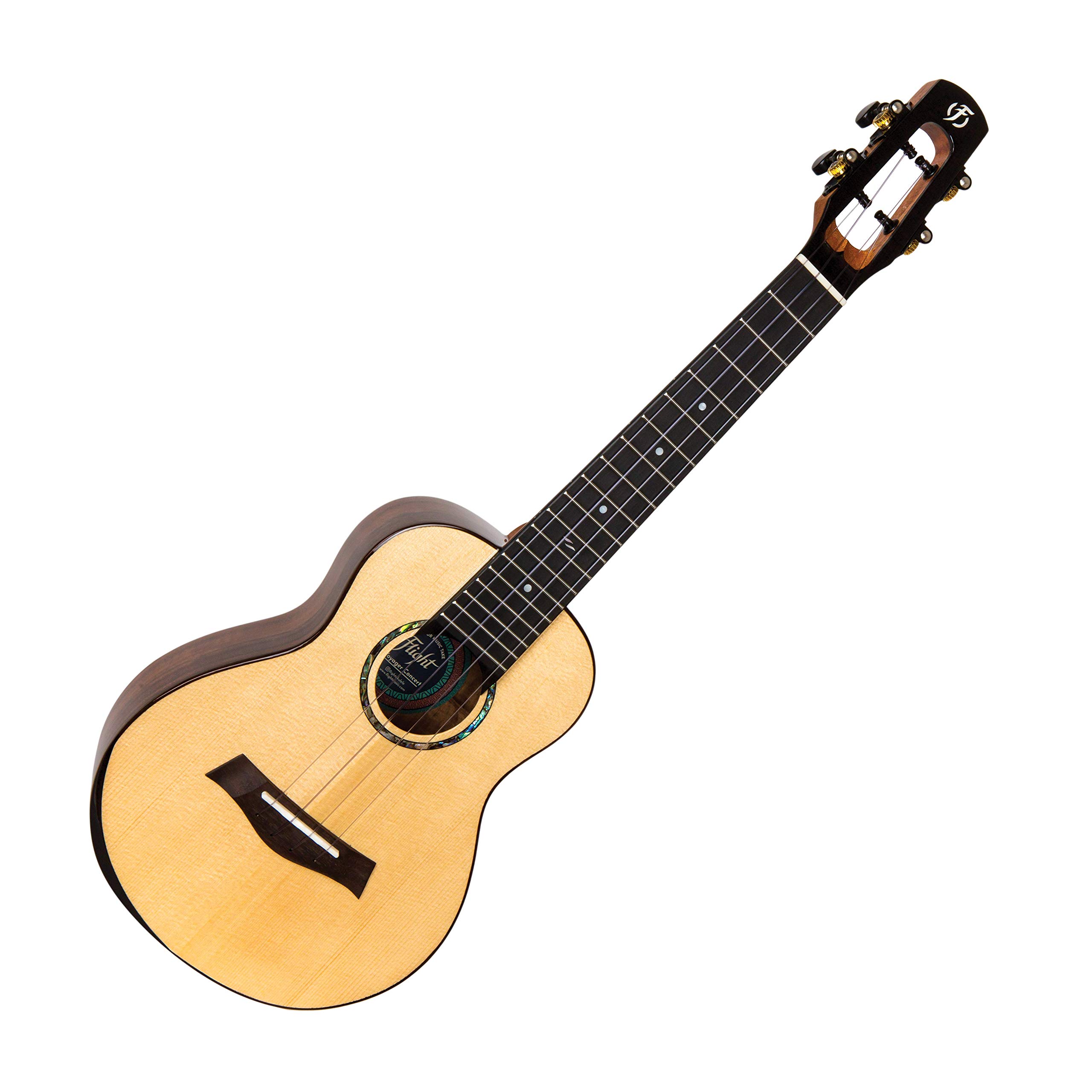 Voyager Concert EQ 4-String Ukulele with Built-in Pickup - Professional Acoustic Electric Ukulele for Beginners & Adults - Perfect for Travel, Beach, Camping & Live Performances