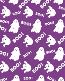 Halloween Ghosts-purple