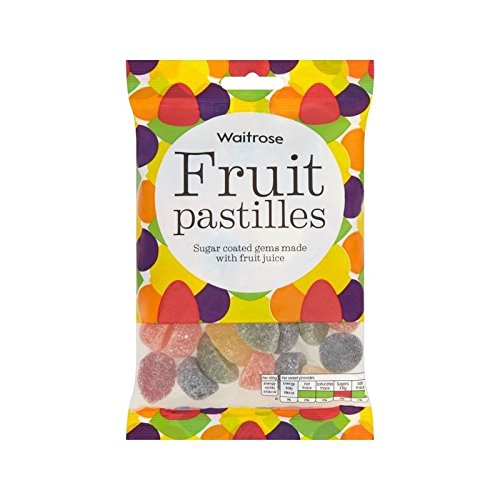 Waitrose Fruit Pastilles 225g - Pack of 4 | Chewy Candy for Snacking, Lunchboxes & Movie Nights