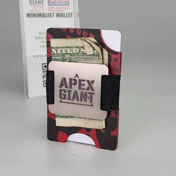 Cedar Grove Outdoors Venomous EMT Red APEX GIANT Wallet - Durable & Stylish RFID Blocking Bifold Wallet for Men - Perfect for Outdoor Adventures, Travel & Everyday Use