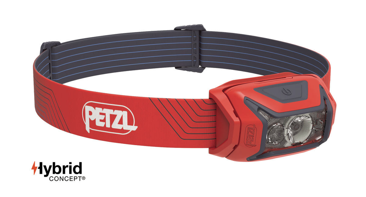 Actik Headlamp Red - Bright LED Headlight for Camping, Hiking, Running, Fishing & Outdoor Adventures
