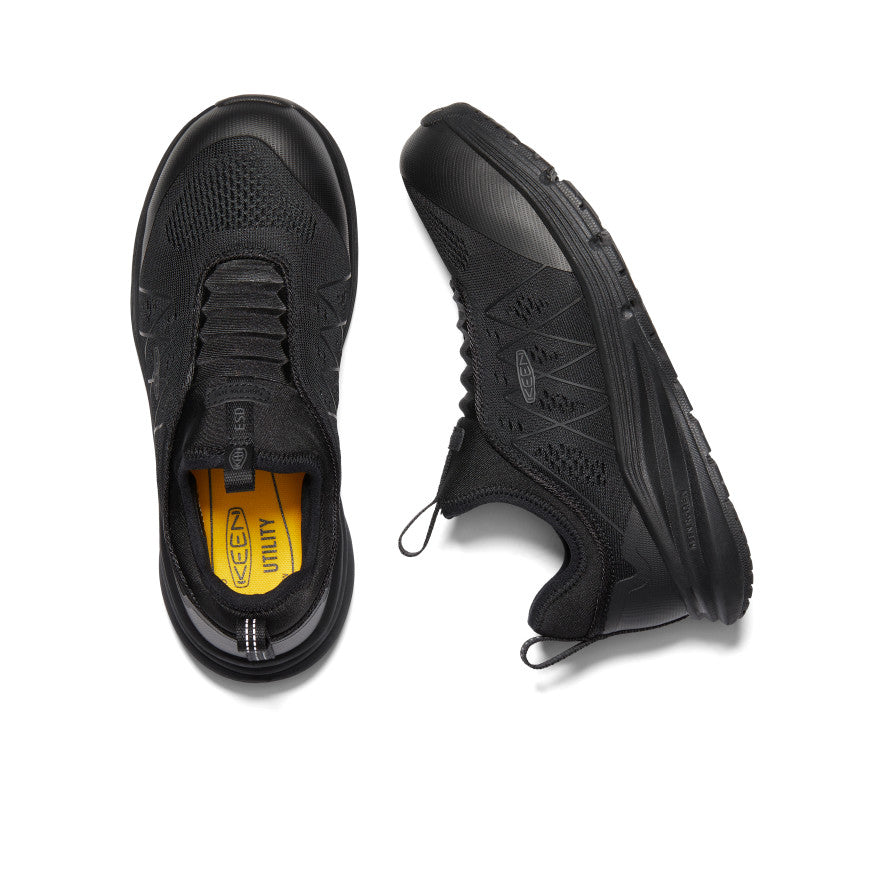 Women's Vista Energy Shift ESD Safety Shoes with Carbon Toe - Black/Black | Slip-Resistant Work Shoes for Electricians & Industrial Workers