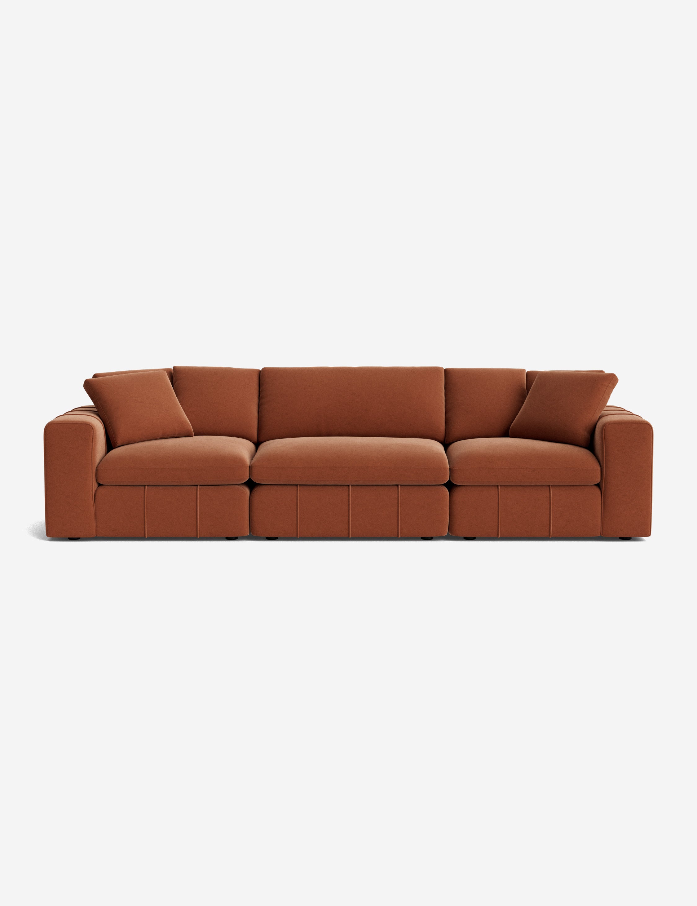 Modern Capella Sofa - Comfortable Fabric Sectional Couch for Living Room, Lounge & Family Room - Stylish Home Furniture for Relaxing & Entertaining