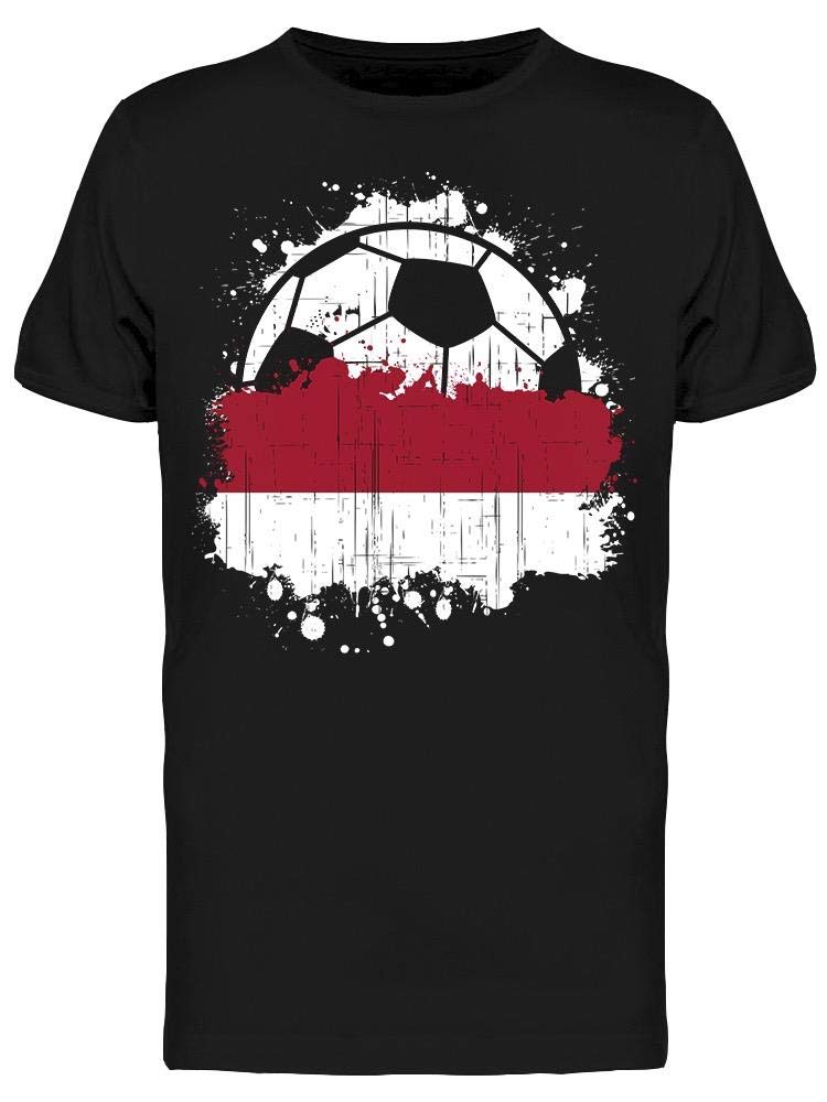 Smartprints Indonesia Soccer Team T-Shirt for Men - Comfortable & Stylish Soccer Jersey for Fans, Games, and Casual Wear