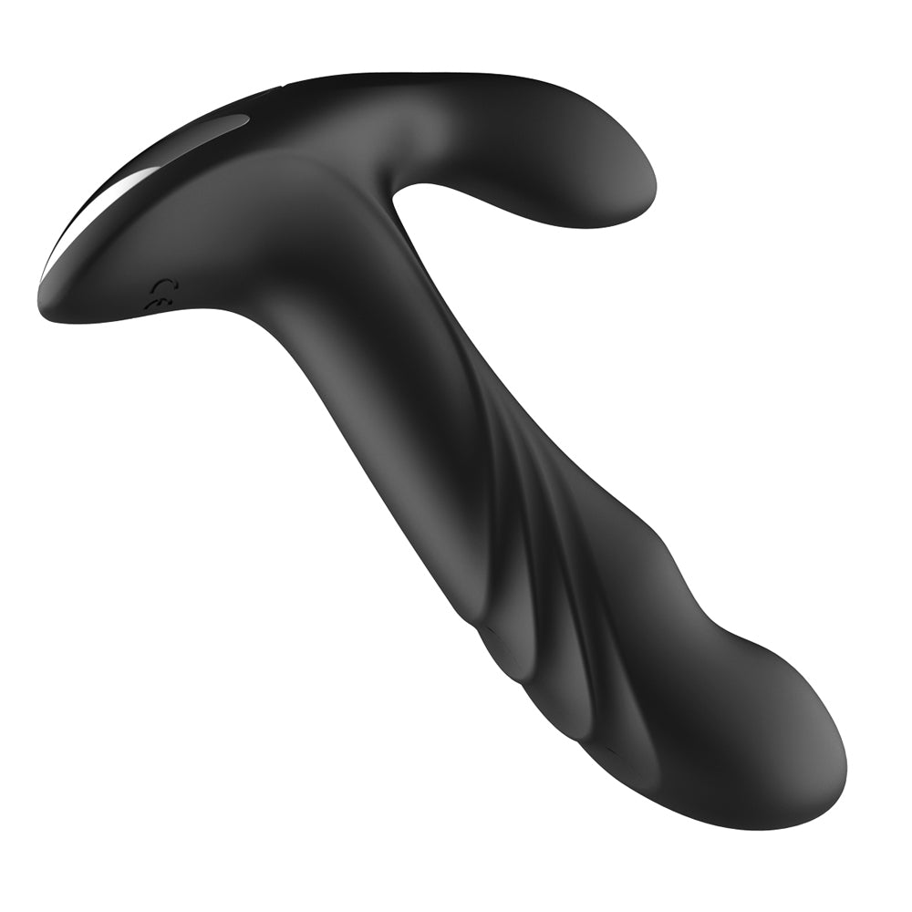 Anal Swirl Vibrating Prostate Massager with Rolling Ball & Rotating Beads - Powerful G-Spot Stimulator for Men, Adult Pleasure Toy for Solo Play & Couples Intimacy