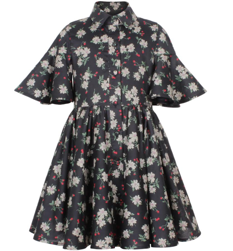 Jessie & James Little Sister Dress for Girls (Ages 8-14) - Cute Floral Party Dress for Birthday, Easter & Special Occasions
