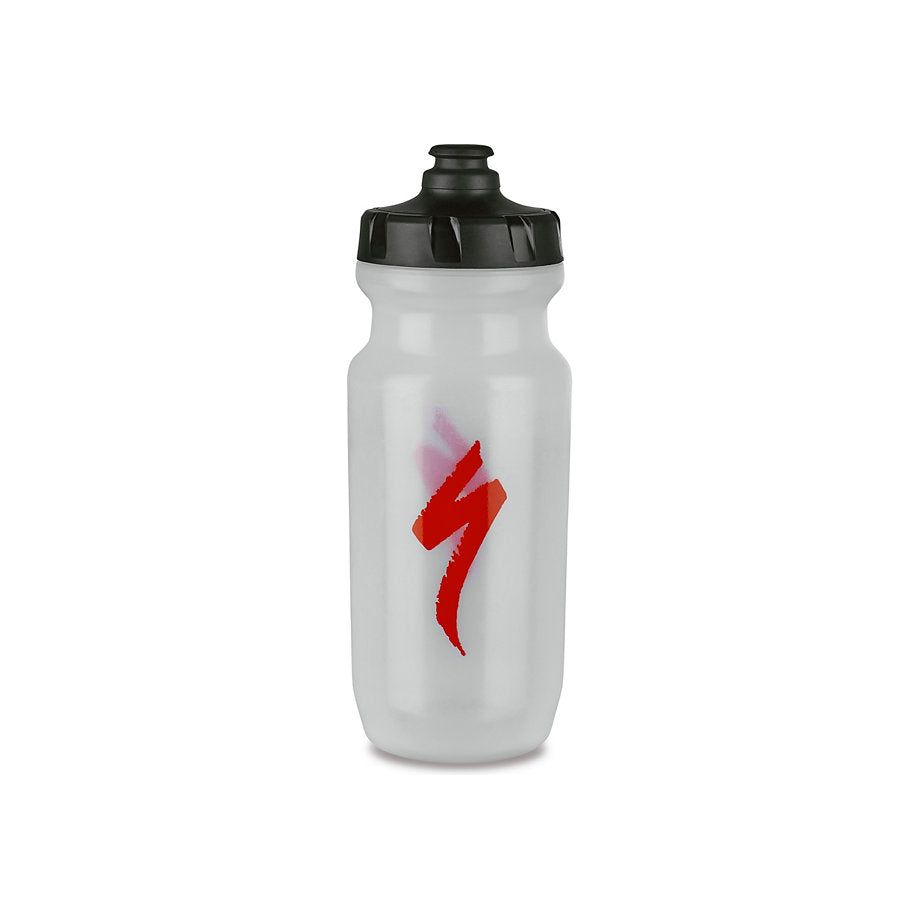 Specialized Little Big Mouth Water Bottle 21oz - Translucent S Logo - BPA Free, Leak Proof, Durable for Cycling, Hiking & Gym Workouts