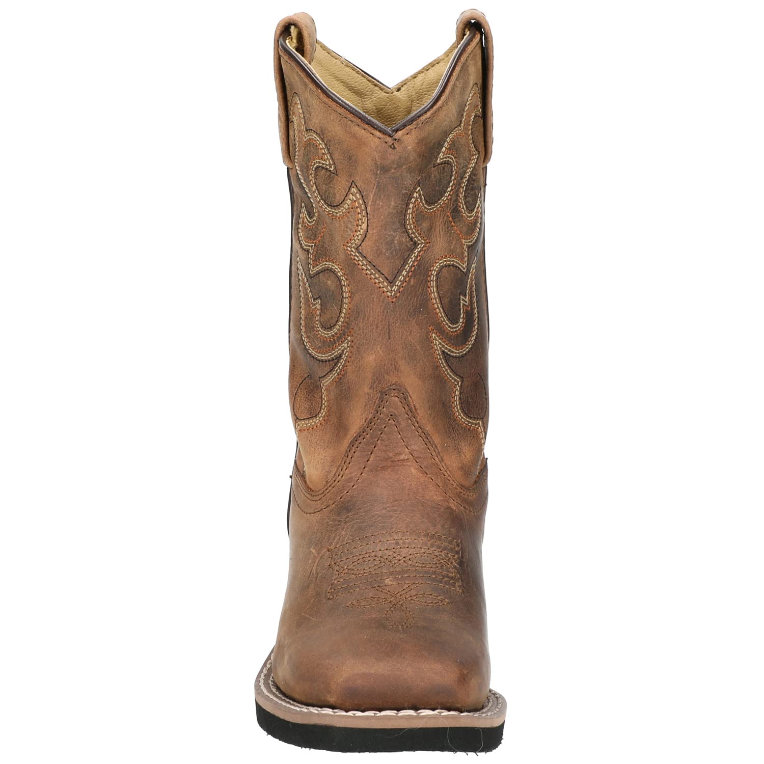 SMOKY MOUNTAIN BOOTS Kids Pueblo Western Boots - Genuine Leather Cowboy Boots for Boys & Girls - Perfect for Rodeo, Line Dancing & Western Fashion