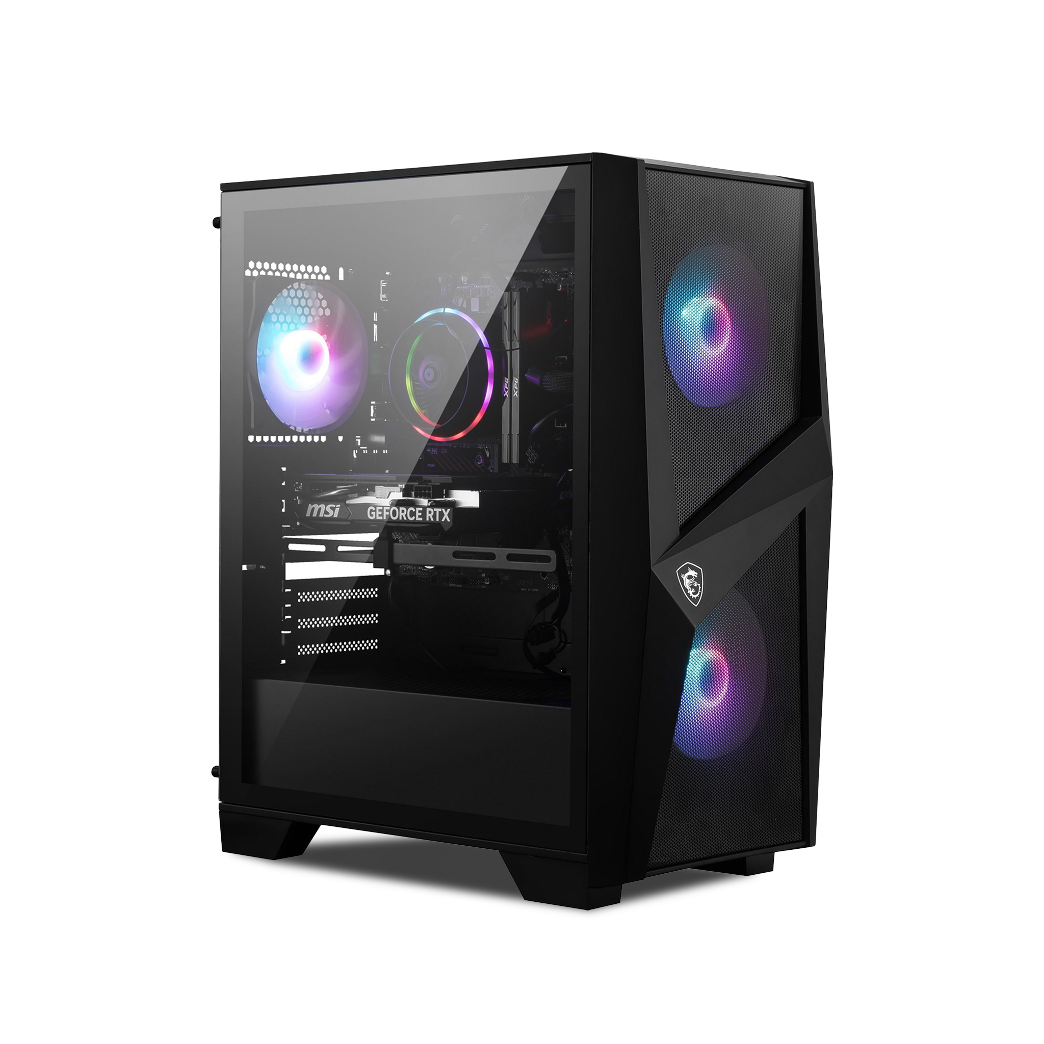MSI Codex R2 C14NUC7 226US Gaming Desktop PC - Intel Core i7, NVIDIA RTX 3060, 16GB RAM, 1TB SSD - High Performance Gaming Computer for Streaming & Esports - Perfect for Home Gaming Setup & VR Gaming