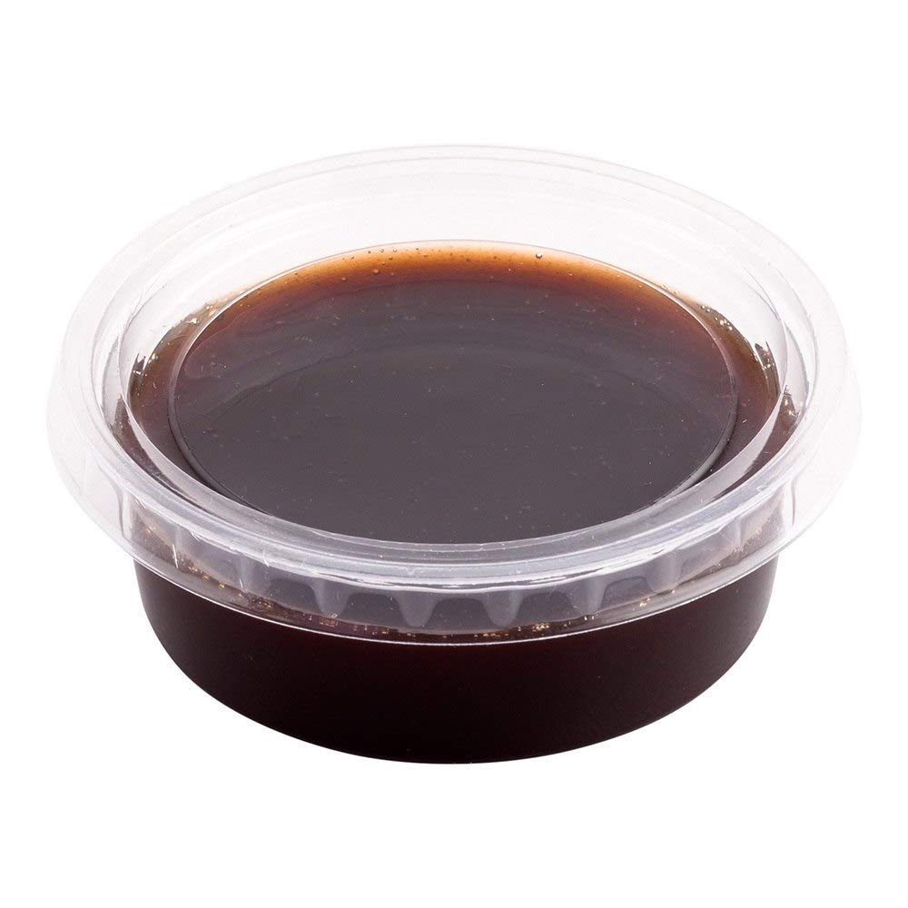Restaurantware Basic Nature Sauce Cup Lids - 2000 Clear PLA Plastic Disposable Condiment Cup Lids | Compatible with Portion Cups | Eco-Friendly Takeout Supplies for Restaurants, Catering & Food Service