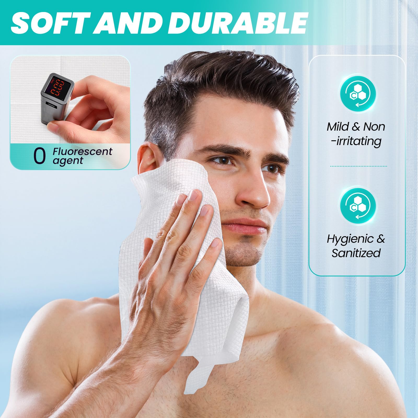 Soft Disposable Face Towels 10