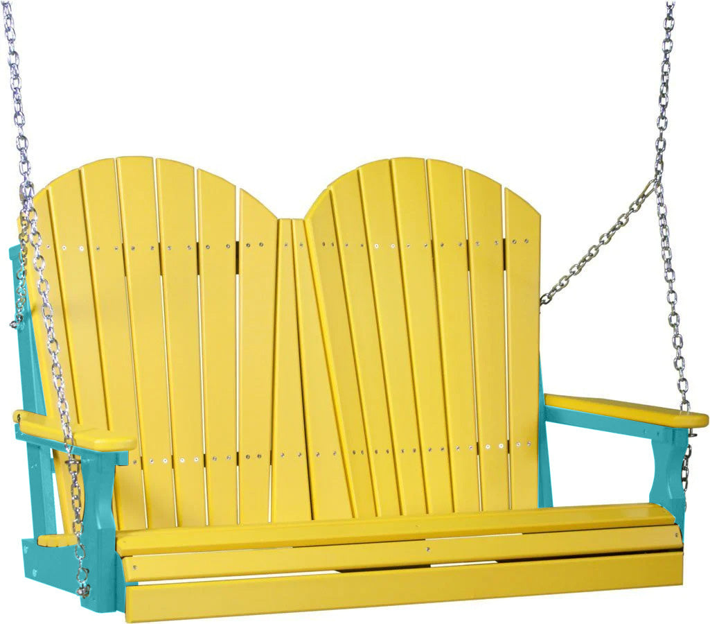 Yellow on Aruba Blue