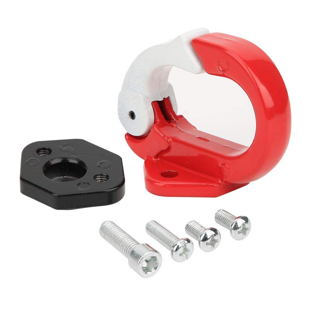 Alomejor O-Shaped Metal Scooter Hook - Durable Front Bag Hanger for Electric Scooters | Perfect for Commuting, Shopping & Outdoor Adventures