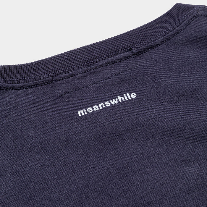MEANWHILE ABSTRACT PHOTOGRAPHY TEE DARK NAVY - Stylish Graphic T-Shirt for Men & Women - Perfect for Casual Wear, Street Fashion and Everyday Outfits