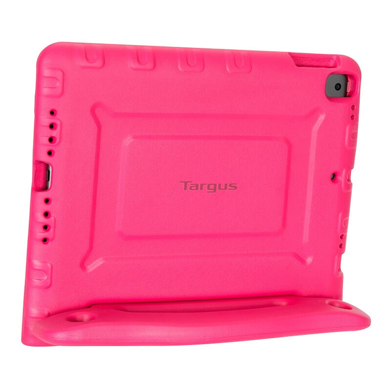 Targus Antimicrobial iPad Folio Case for Kids - Pink | Protective Cover for School, Travel & Daily Use