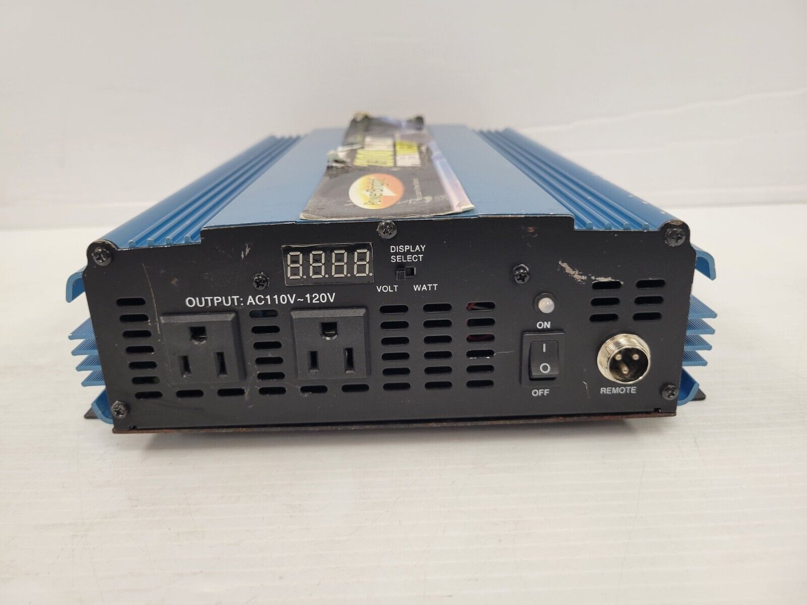 Power Bright PW2300 12V DC to 110V AC Power Inverter - 2300W Continuous/4600W Peak - for Cars, Trucks, RVs & Outdoor Power Needs
