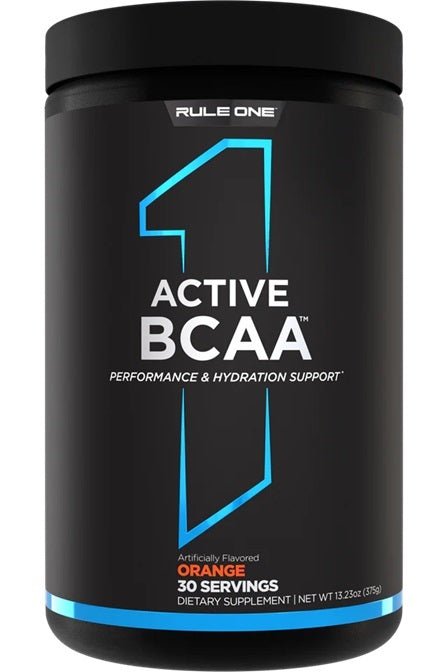 Premium Active BCAA Powder - Orange Flavor 375g | Muscle Recovery & Endurance Booster for Athletes & Fitness Enthusiasts
