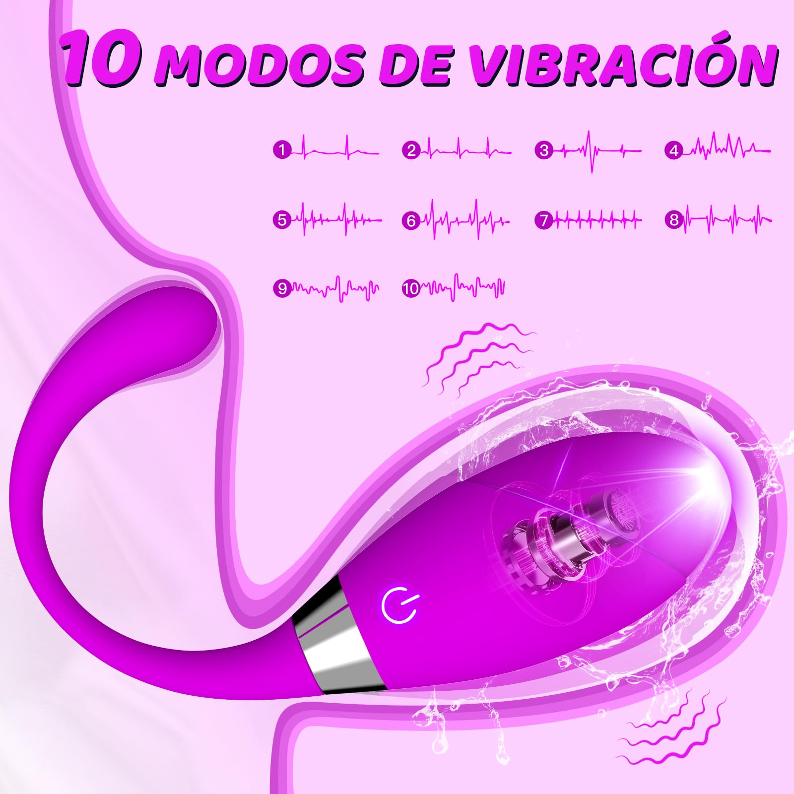 Remote Control Vibrating Egg for Women - Rechargeable Clitoral & G-Spot Stimulator with 10 Vibration Modes, Waterproof Adult Sex Toy for Couples & Solo Play - Perfect for Bedroom Fun & Romantic Nights