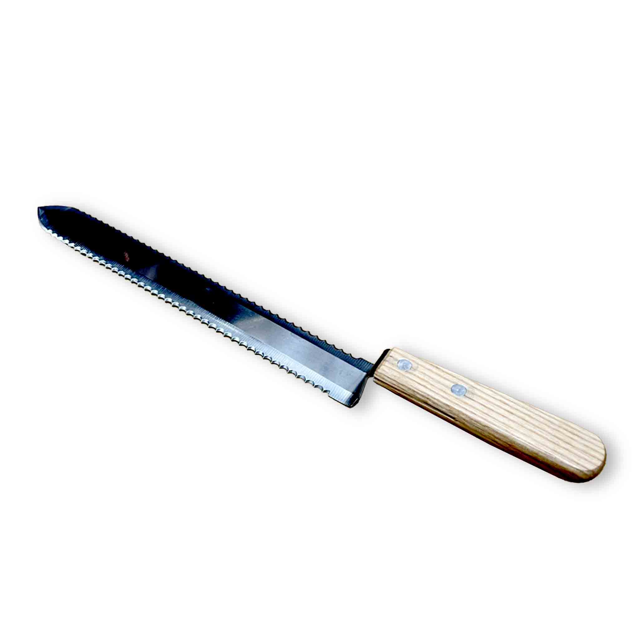 Stainless Steel Serrated Cold Uncapping Knife - Large Beekeeping Tool for Honey Harvesting & Wax Removal