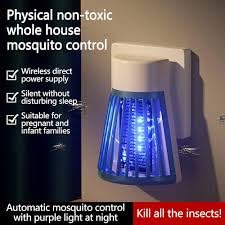 Auraaq Electric Mosquito Killer Lamp - Indoor & Outdoor Bug Zapper with LED Light - Effective Mosquito Trap for Home, Patio, Garden - Pack of 1 (Perfect for Bedroom, Camping, Backyard, and Outdoor Activities)