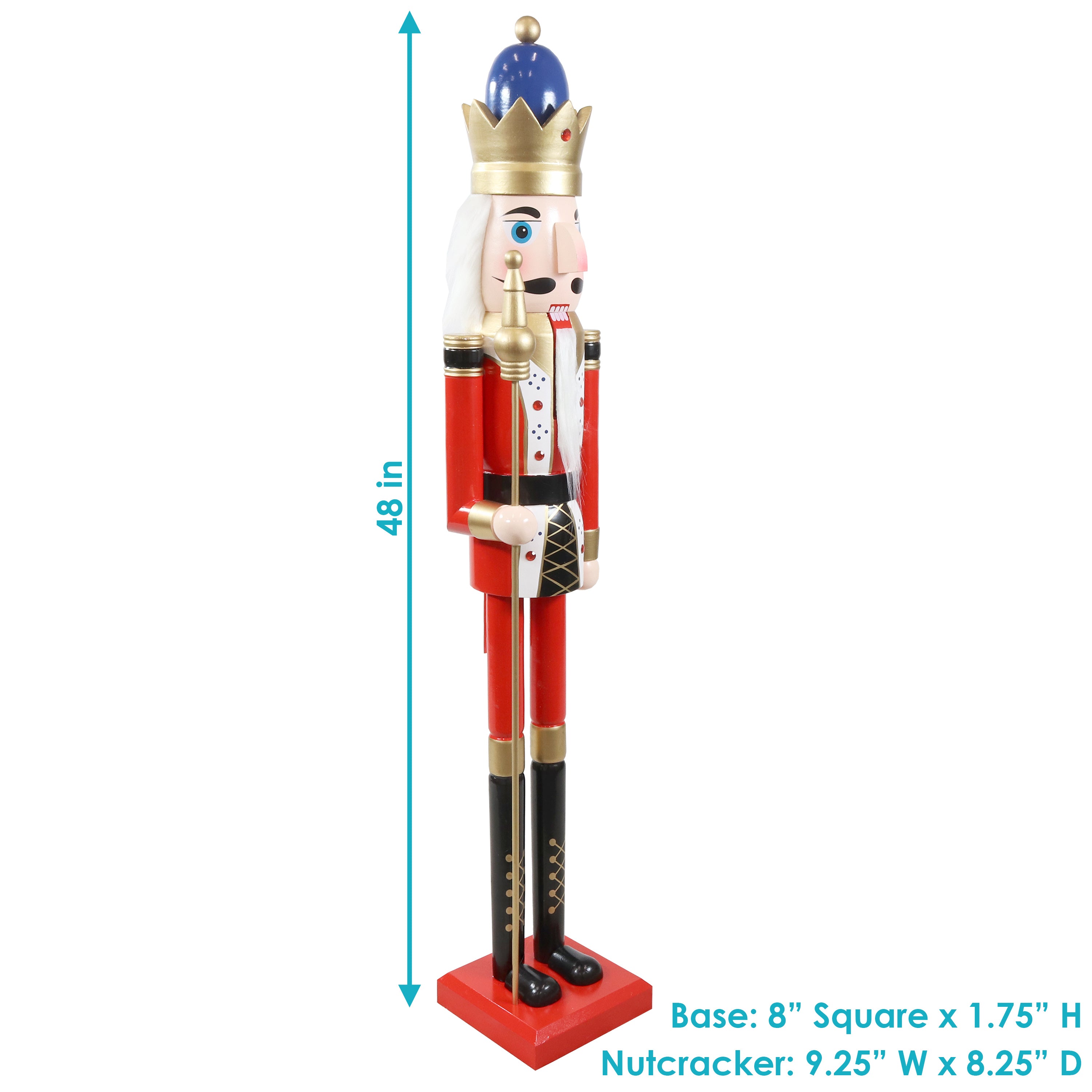 Sunnydaze Balthazar the Protector Indoor Nutcracker Statue - 48