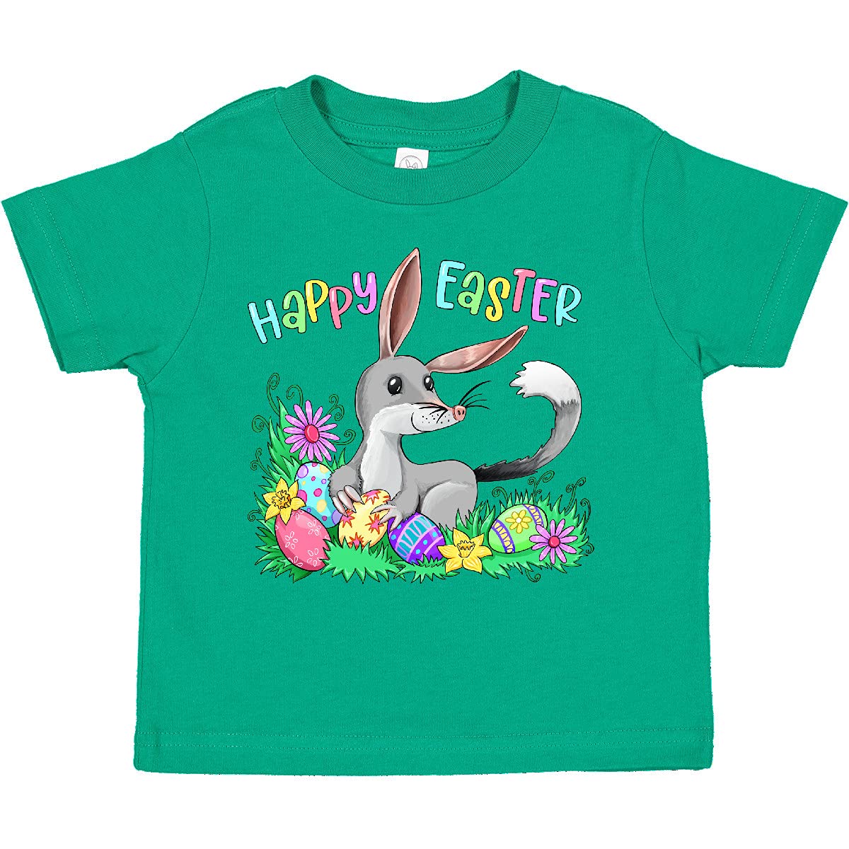 Inktastic Happy Easter Cute Easter Bilby Toddler T-Shirt - Adorable Holiday Outfit for Kids Easter Celebrations & Spring Festivities