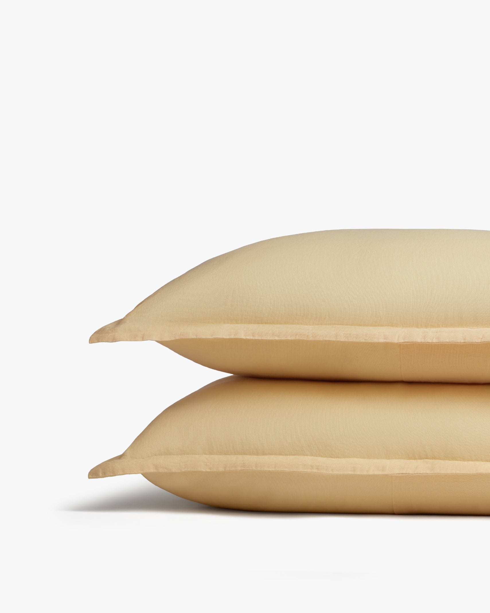 le FLEUR* Premium Linen Sham Set (Blonde) - Soft & Breathable Pillow Covers for Bedroom Decor, Hotel Style Luxury Bedding - Perfect for Master Bedroom, Guest Room & Airbnb Stays