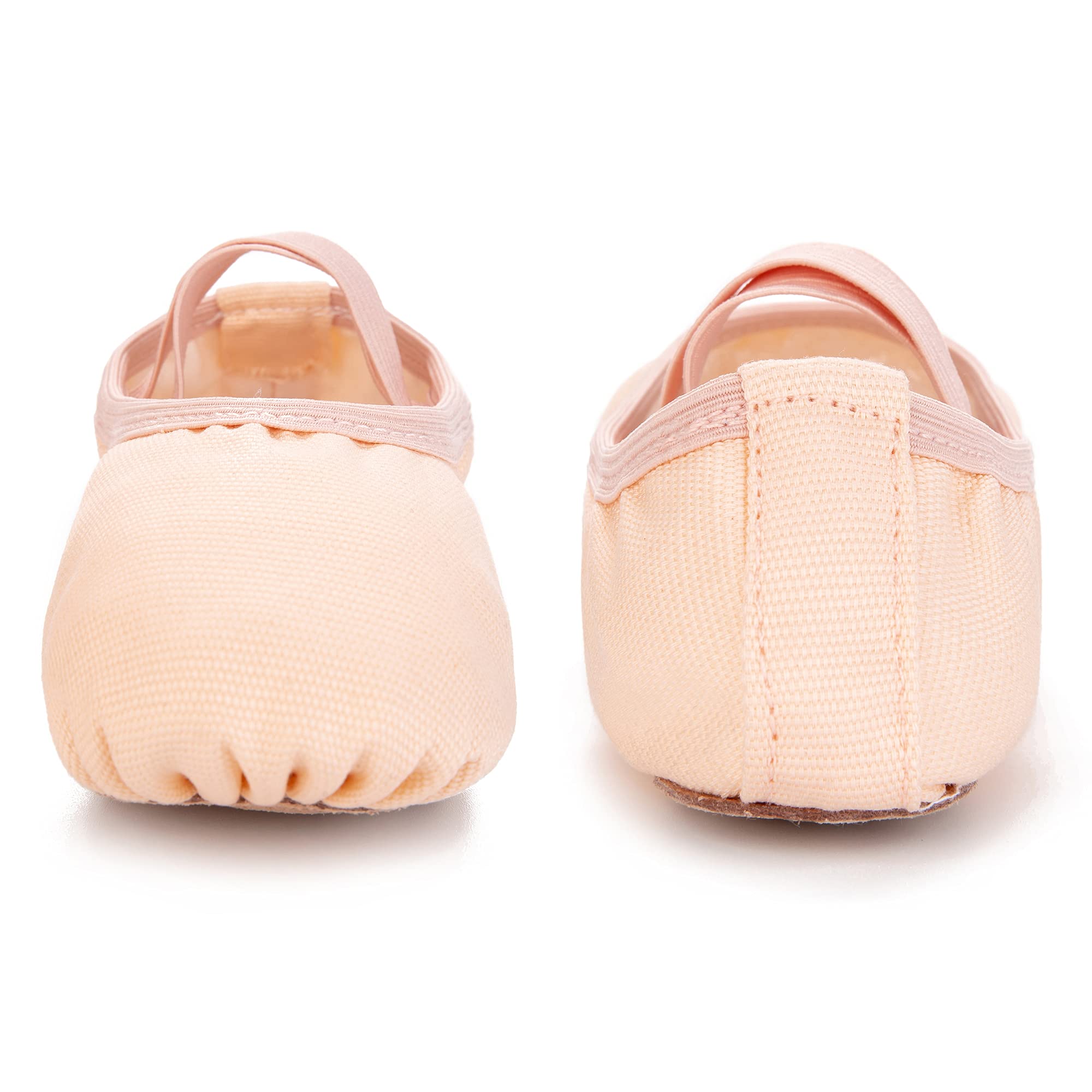 RoseMoli Canvas Ballet Slippers - Comfortable Flats for Girls, Toddlers, Kids & Women | Yoga & Dance Practice Shoes | Perfect for Ballet Class, Yoga Studio & Home Wear